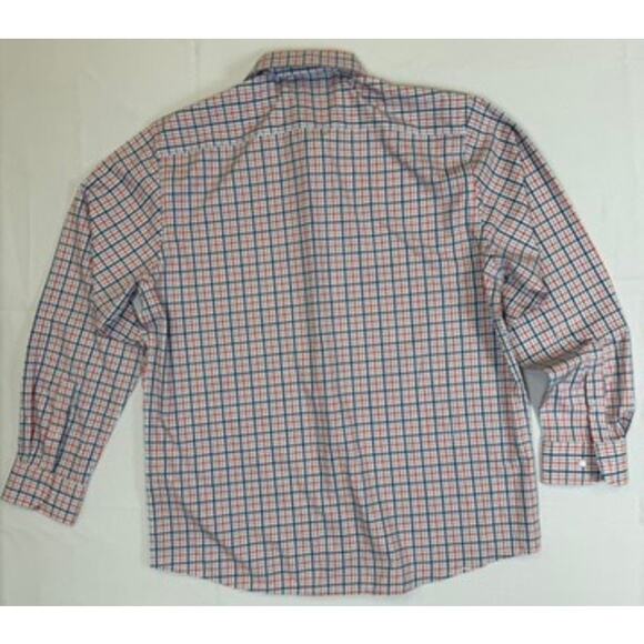 Nautica Slim Fit Red, Blue & White Plaid Button-Down Shirt – Size XL - Picture 2 of 4